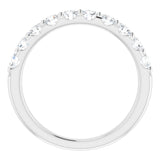 14K White 3/4 CTW Natural Diamond Anniversary Band