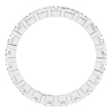 Platinum 1 1/5 CTW Natural Diamond Eternity Band Size 7