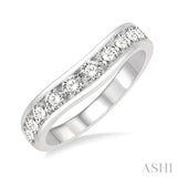 1.00CT RD DM 'V' BAND WG 14K@11-H*