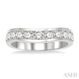 1.00CT RD DM 'V' BAND WG 14K@11-H*