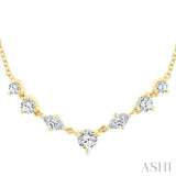.50CTTWDM PETI MIX FANCY SH NK YG 14K-G*