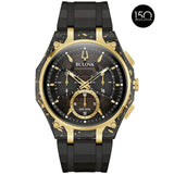 Bulova Stainless Steel 316L + Forged Carbon Luxury Mens Watch