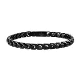 Bulova Mens Bracelet Color: Black Width: 6MM
