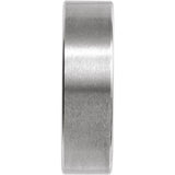 Tungsten 7 mm Comfort-Fit Flat Band Size 8