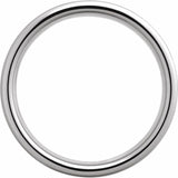 Tungsten 7 mm Comfort-Fit Flat Band Size 11.5