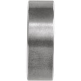 Tungsten 8 mm Comfort-Fit Flat Band Size 8