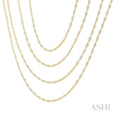 5 1/2 Ctw Bezel Set Round Cut Diamond Layered 60-Inch Necklace in 14K Yellow Gold