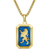 GOS Blue Enamel Pend