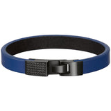 BUL BLK STEEL BLU LTHR BLK SPNL BRC 8.5