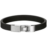 BUL STEEL BLK LTHR WHT TOPAZ BRC 8.5