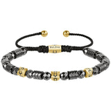 BUL YLW STEEL HMTITE BEAD ADJ BOLO BRC