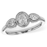 14KT Gold Ladies Diamond Fashion Ring