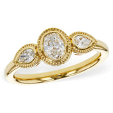14KT Gold Ladies Diamond Fashion Ring