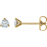 14K Yellow Gold 1/4  CTW Lab-Grown Diamond Stud Earrings