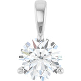 Sterling Silver 3/4 CTW Natural Diamond Pendant