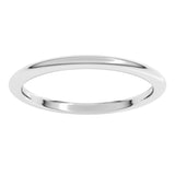 Platinum 1.5 mm Comfort-Fit Half Round Band Size 4.5