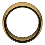 10K Yellow Gold 12 mm Comfort-Fit Half Round Band Size 5.5