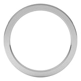 Platinum 1.5 mm Comfort-Fit Flat Band Size 7