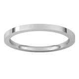 Platinum 1.5 mm Comfort-Fit Flat Band Size 7