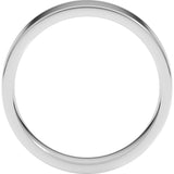 Platinum 5 mm Lightweight Comfort-Fit Flat Band Size 10.5