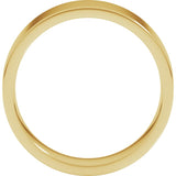 10K Yellow Gold 6 mm Lightweight Comfort-Fit Flat Band Size 10.5
