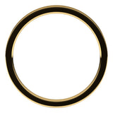 14K Yellow Gold 2 mm Lightweight Comfort-Fit Flat Band Size 10.5