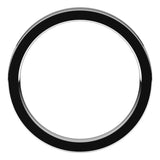 14K White Gold 2.5 mm Comfort-Fit Flat Band Size 5