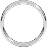 Sterling Silver 5 mm Comfort-Fit European-Style Band Size 7