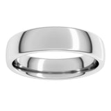 Platinum 5 mm Comfort-Fit European-Style Band Size 9.5