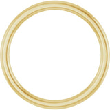 14K Yellow Gold 1.5 mm Comfort-Fit European-Style Band Size 5