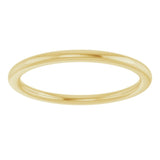 10K Yellow Gold 1.5 mm Comfort-Fit European-Style Band Size 7