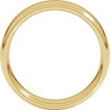 14K Yellow Gold 5.5 mm Comfort-Fit European-Style Band Size 8