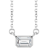 Sterling Silver 1/3 CT Lab-Grown Diamond 18