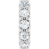 Sterling Silver 1/3 CTW Natural Diamond Spacer Charm/Pendant