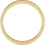 10K Yellow Gold 4 mm Flat Band Size 8