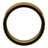 14K Yellow Gold 8 mm Comfort-Fit Flat Band Size 11.5