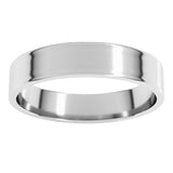 Sterling Silver 4 mm Ultra-Lightweight Flat Band Size 10