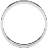 Platinum 5 mm Ultra-Lightweight Flat Band Size 5.5