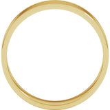 14K Yellow Gold 5 mm Ultra-Lightweight Flat Band Size 9