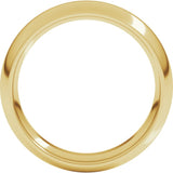 14K Yellow Gold 5.5 mm Comfort-Fit Half Round Band Size 11