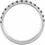 Sterling Silver Lab-Grown Alexandrite Stackable Ring