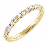 14K Yellow Gold 1/2 CTW Lab-Grown Diamond Stackable Ring