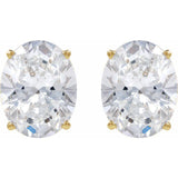 14K Yellow Gold 1/3 CTW Lab-Grown Diamond Earrings
