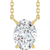 14K Yellow Gold 1 CT Lab-Grown Diamond 18" Necklace