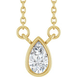 14K Yellow Gold 1/5 CT Lab-Grown Diamond 18