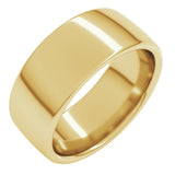14K Yellow Gold 8 mm Comfort-Fit European-Style Band Size 6.5