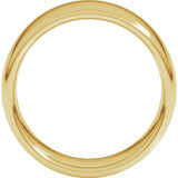 14K Yellow Gold 8 mm Comfort-Fit European-Style Band Size 6.5