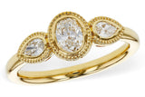 Diamond Engagement Rings Complete with Natural Center Diamond