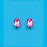 7x5 Oval Created Pink Sapphire