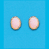 10x8 Pink Simulated Created Opal